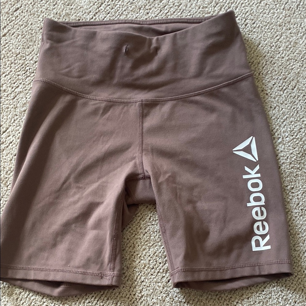 Reebok Women’s High-Waist Brown Bike Shorts